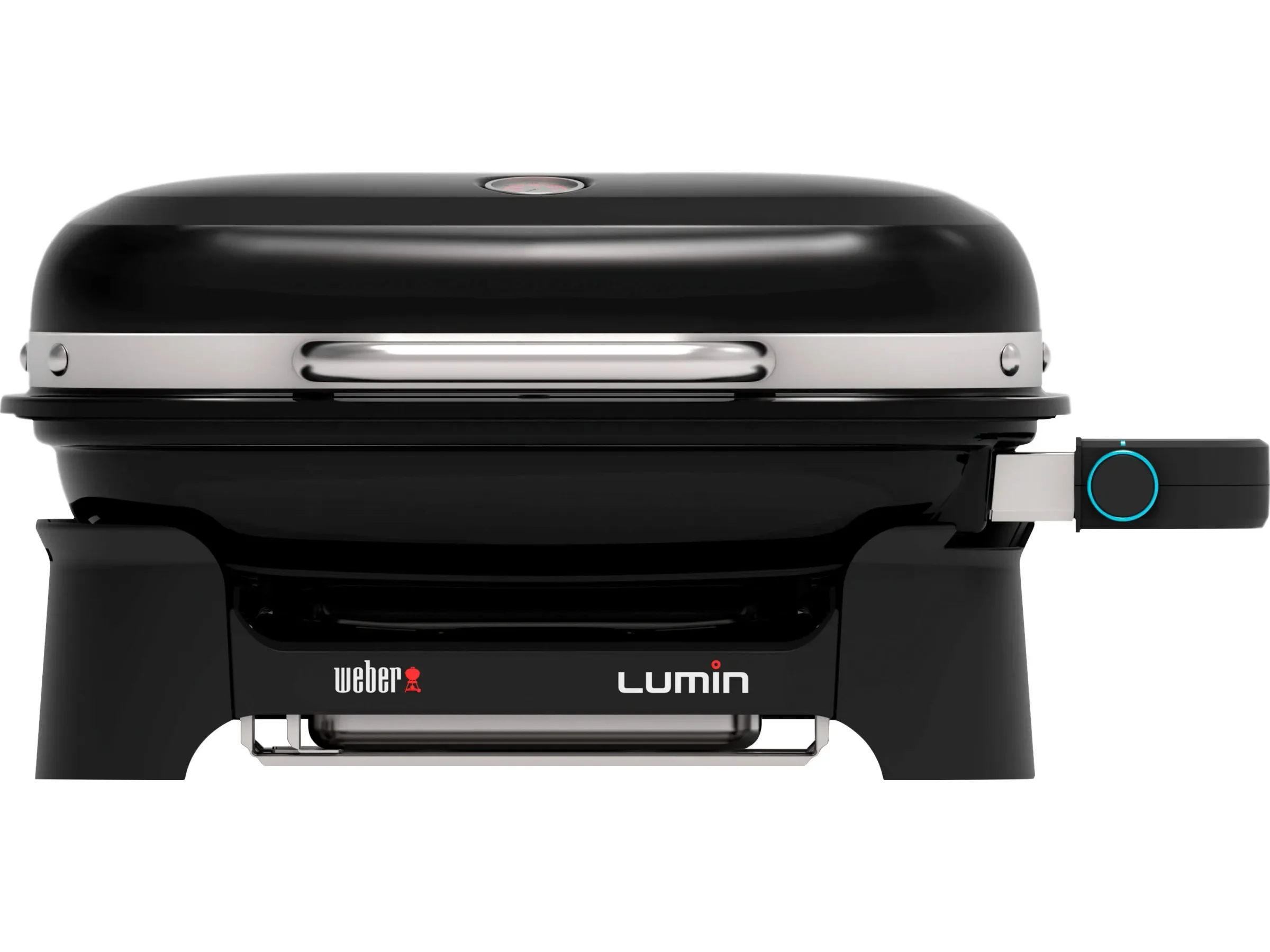 Weber Elektro-Tischgrill Lumin Compact – Schwarz, 2.200 W