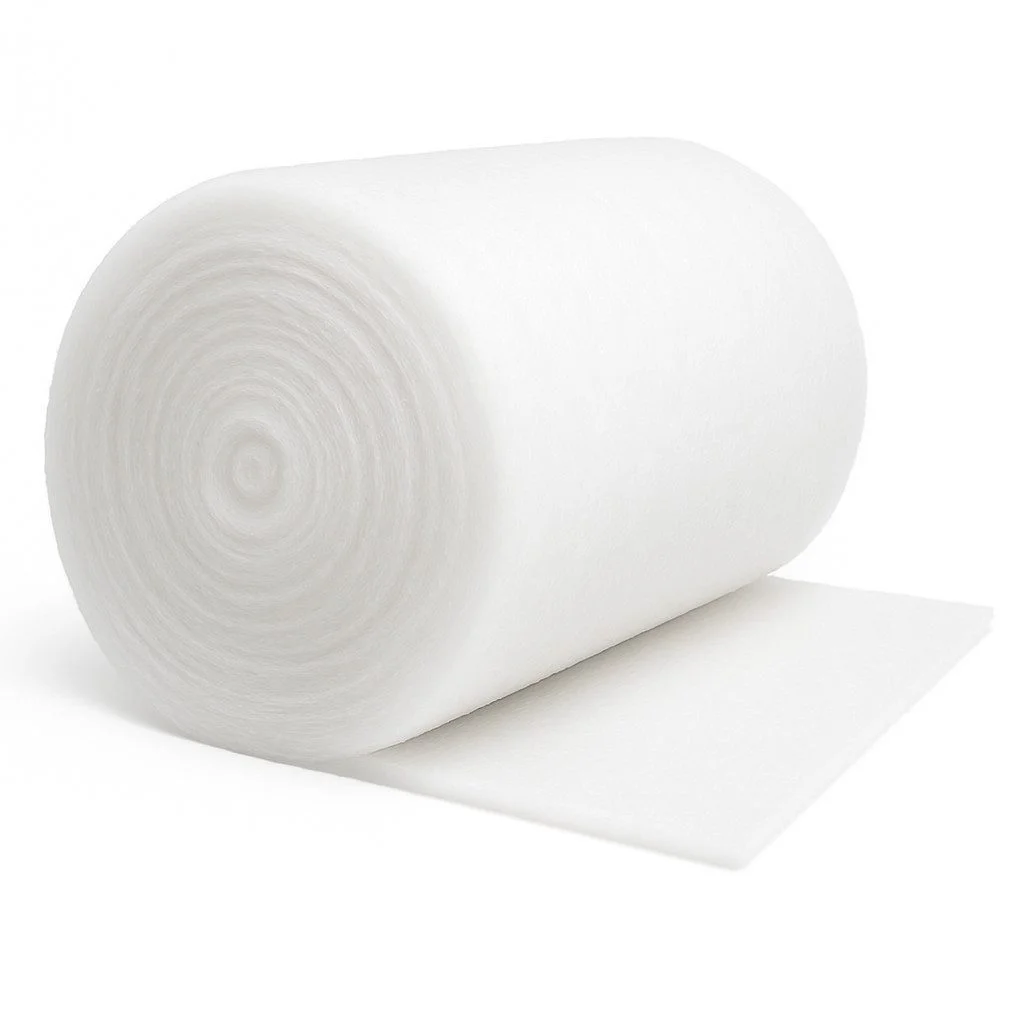 HEIRO Polster-Vlieswatte – Weiß, 150 cm breit, 200 g/m² (Meterware)