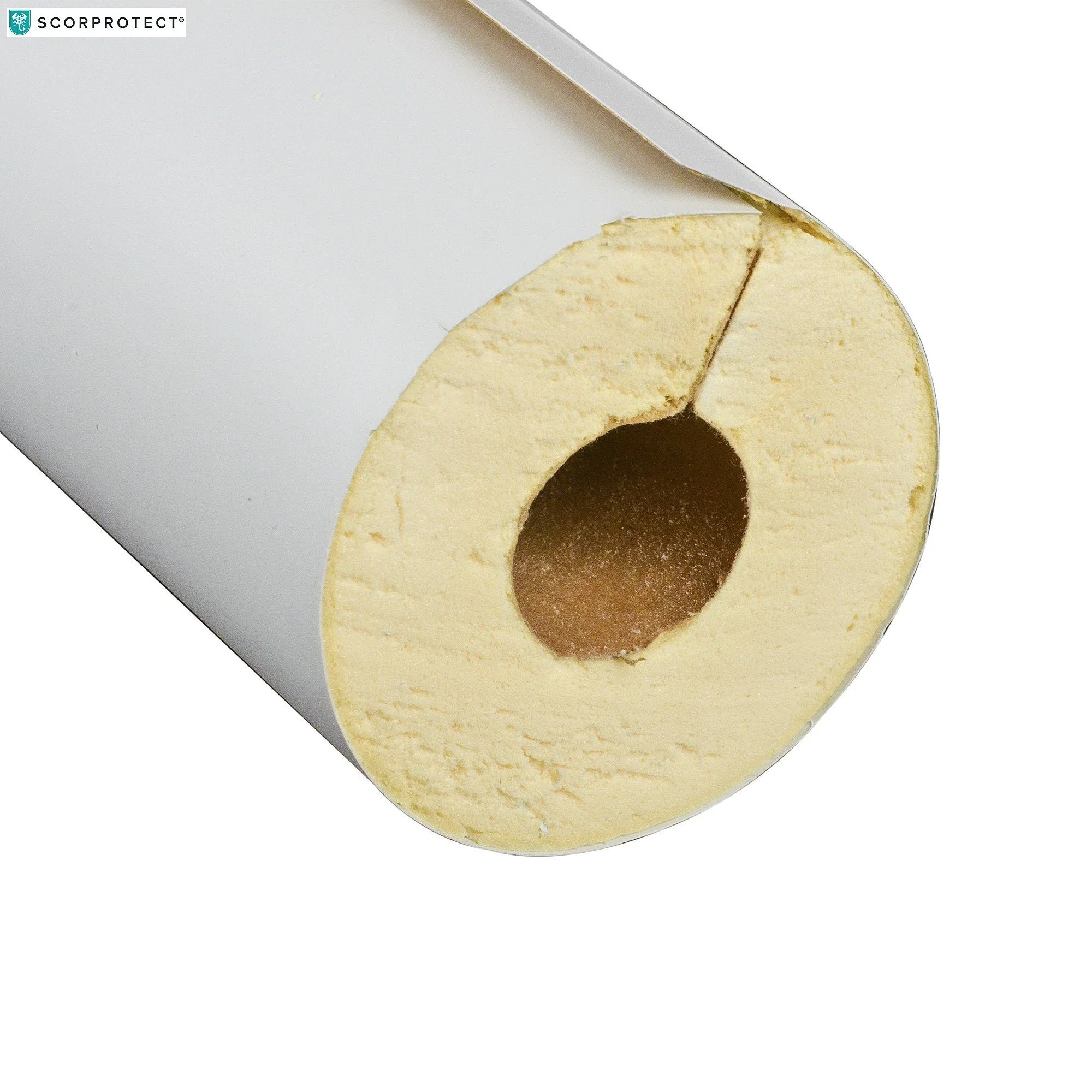 SCORPROTECT® PUR Rohrisolierung Typ 035 – Selbstklebend mit PVC-Ummantelung