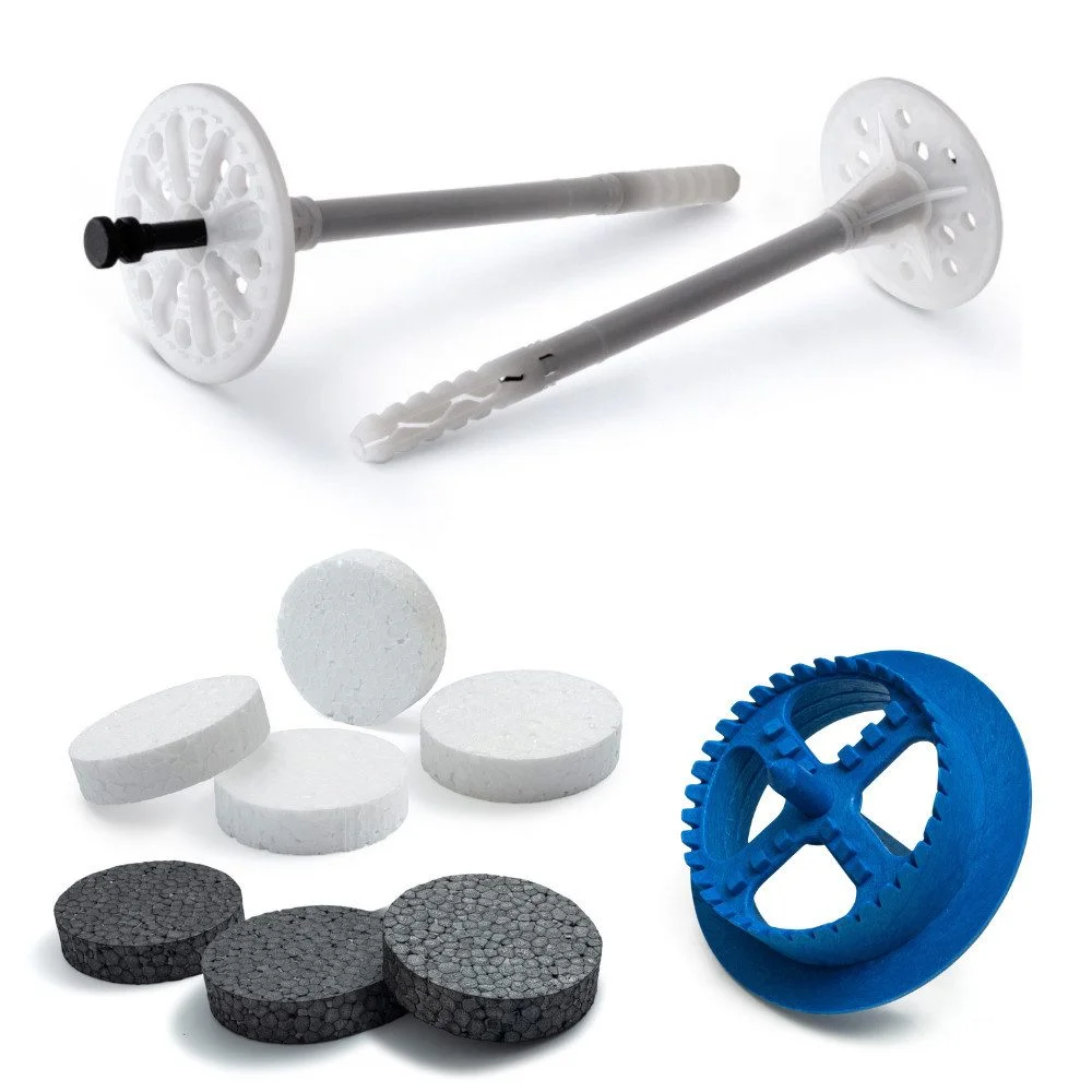 STRÜBER – WDVS-Dämmsatz (Dämmstoffdübel + Rondelle + Fräser)